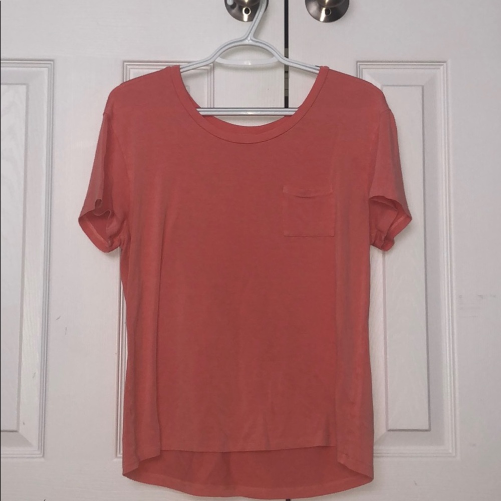 coral mossimo tee from target